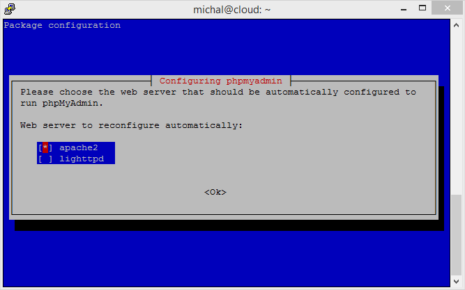 instalace PhpMyAdmin